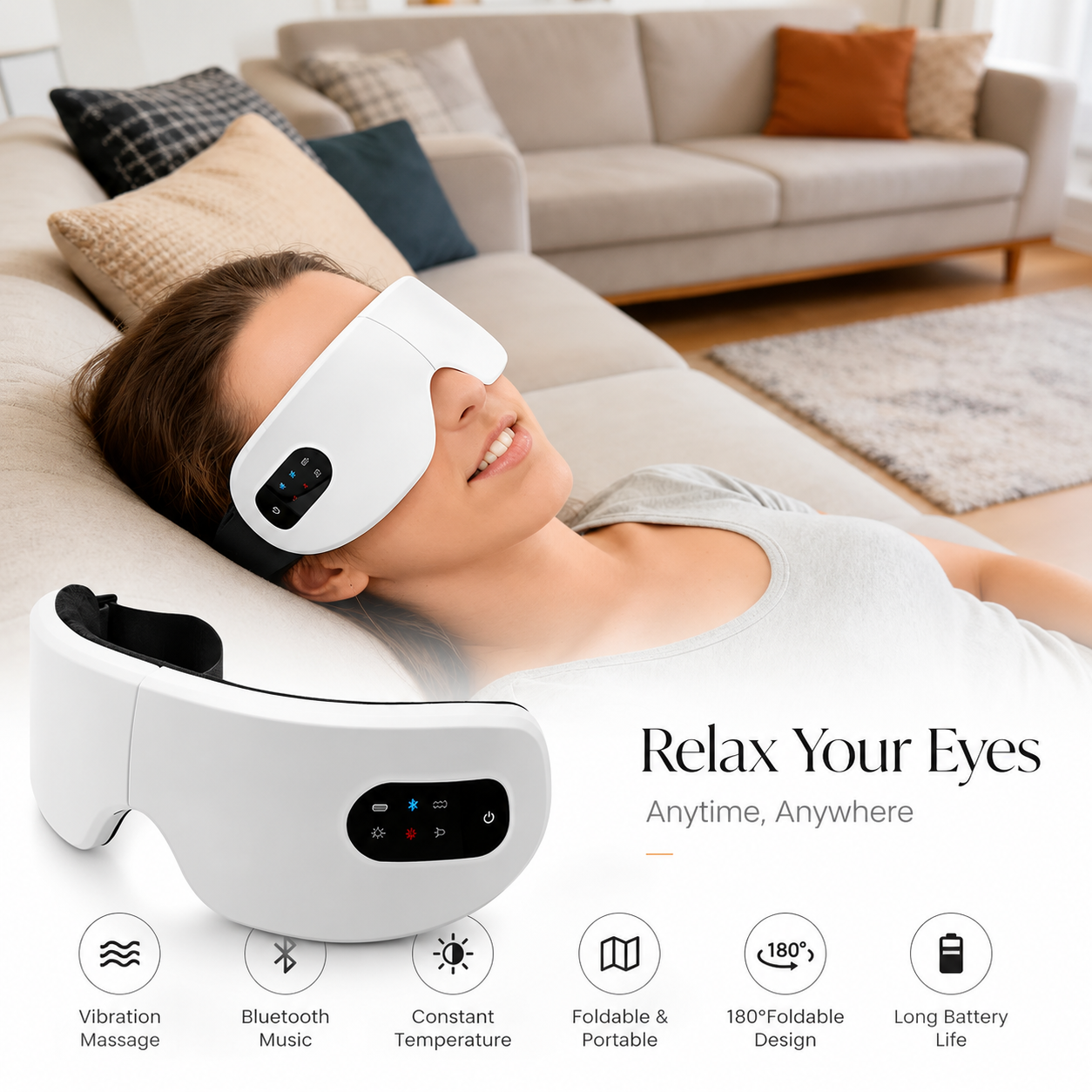 Selune Soothe™ | Heated Eye Relief & Massage Mask